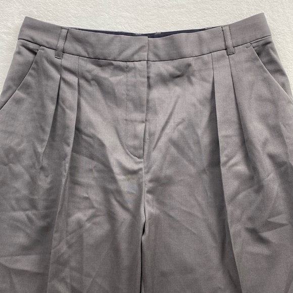 The Garment Banker Tapered Pants Collection 1 Pleated Front Trouser/Pant (Gray) - Picture 5 of 15